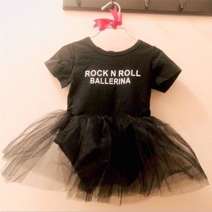 NWT Rock n Roll Ballerina Black Tutu Skirt Girl 

Size 90/2T